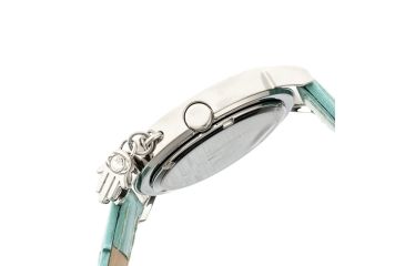 Image of Ladies Hannah Watch,35mm,White Dial,Turquois Leather Strap