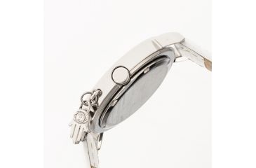 Image of Ladies Hannah Watch,35mm,White Dial,White Leather Strap