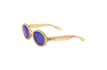 Image of Bertha Laurel Polarized Sunglasses, Honey/black / Green BRSBR006CG