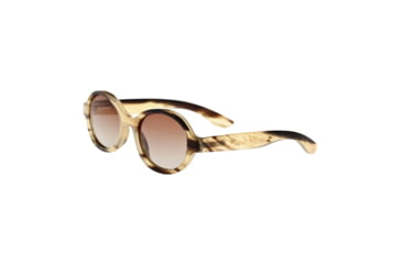 Image of Bertha Laurel Polarized Sunglasses, Honey/black / Brown BRSBR006MC