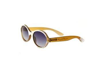 Image of Bertha Laurel Progressive Prescription Sunglasses, Honey/Black Frame, BRSBR006CGPR