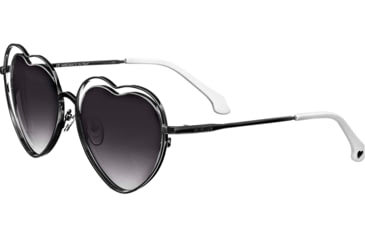 Image of Bertha Lolita Handmade in Italy Sunglass - Womens, Black, One Size, BRSIT111-3