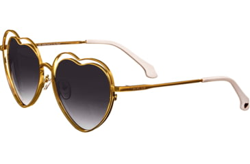 Image of Bertha Lolita Handmade in Italy Sunglass - Womens, Gold, One Size, BRSIT111-1