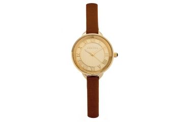 Image of Bertha Madison Leather-Band Watch, Gold/Brown, Standard BTHBR6705