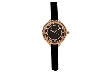 Image of Bertha Madison Leather-Band Watch, Rose Gold/Black, Standard BTHBR6707