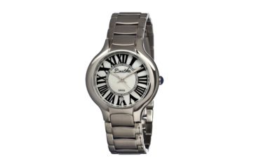 Image of Bertha Maude Ladies Watch, Silver Metal Band, Silver Bezel, White Analog Dial, Silver Hand BTHBR2601