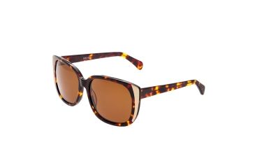 Image of Bertha Natalia Polarized Sunglasses, Tortoise / Brown BRSBR016G