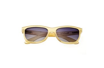 Image of Bertha Olivia Single Vision Prescription Sunglasses, Honey/Black Frame, BRSBR003MCSV