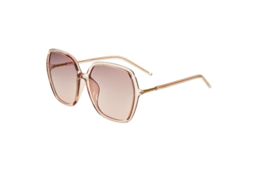 Image of Bertha Priscilla Polarized Sunglasses - Womens, Pink Frame, Pink Lens, Pink/Pink, One Size, BRSBR055C4