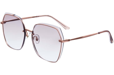 Image of Bertha Renata Sunglass - Womens, Rose Gold/Pink, One Size, BRSBR046LB