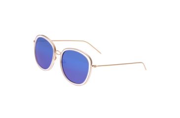Image of Bertha Scarlett Polarized Sunglasses, Rose Gold/Blue, One Size, BRSBR027BL