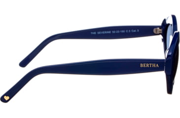 Image of Bertha Severine Handmade in Italy Sunglass - Womens, Navy, One Size, BRSIT100-3