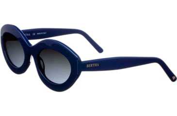 Image of Bertha Severine Handmade in Italy Sunglass - Womens, Navy, One Size, BRSIT100-3