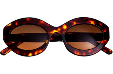 Image of Bertha Severine Handmade in Italy Sunglass - Womens, Tortoise, One Size, BRSIT100-2
