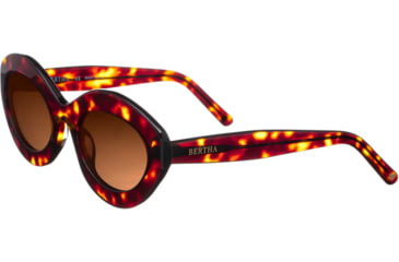 Image of Bertha Severine Handmade in Italy Sunglass - Womens, Tortoise, One Size, BRSIT100-2