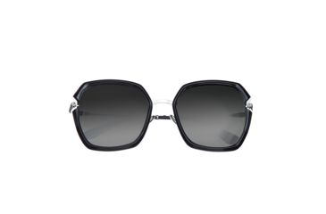 Image of Bertha Teagan Polarized Sunglasses, Black/Silver, One Size, BRSBR033SL