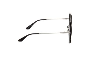 Image of Bertha Teagan Polarized Sunglasses, Black/Silver, One Size, BRSBR033SL