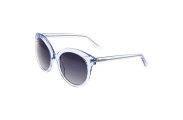 Image of Bertha Violet Polarized Sunglasses, Blue / Black BRSBR012B