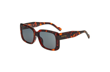 Image of Bertha Wendy Polarized Sunglasses - Womens, Trotoise Frame, Black Lens, Tortoise/Black, One Size, BRSBR052C3