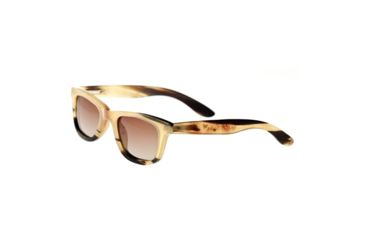 Image of Bertha Zoe Single Vision Prescription Sunglasses, Honey/Black Frame, BRSBR008MCSV