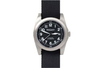 Image of Bertucci Watches A-3T Navigator Watch with Black dial/titanium case, 42mm 13309