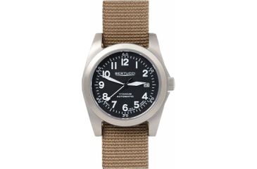 Image of Bertucci Watches A-3T Navigator Watch with Black dial/titanium case, 42mm 13311