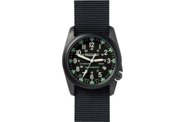 Image of Bertucci Watches A-4T Illuminated Watch with Black dial/black titanium case, 44mm 13420