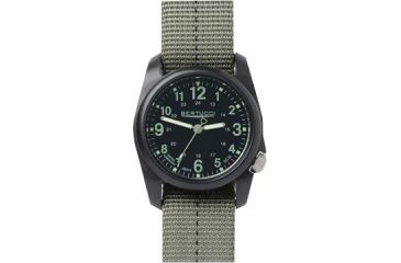 Image of Bertucci Watches Dx3 Plus Watch with Black w drab dial/black case, 40mm 11040