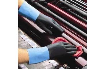 Image of Best Manufacturing Glove 26MIL NEO/RBR Lrg PK12PR CHML-09