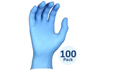 Image of Best Manufacturing N-DEX Ambidextrous Powder-Free Nitrile Gloves, 4 Mil Thickness, 24.1 Cm, Accelerator-Free, Green, Small, 100 Pack, 7705PFTS/ 47742-970