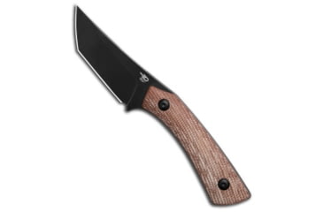 Image of Bestech Knives Bestech Knives Step Fixed Blade Knife Brown Micarta 3.2" Black Stonewash, Brown, D2, adult, BHQ-214243