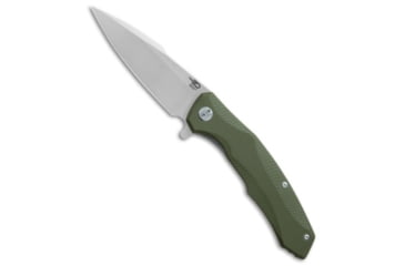 Image of Bestech Knives Bestech Knives Warwolf Liner Lock Knife Green G-10 3.5" Satin, Green, D2, adult, BHQ-76804