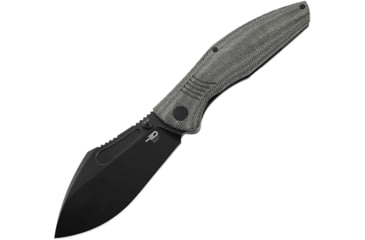 Image of Bestech Knives Lockness Framelock Blk Micarta