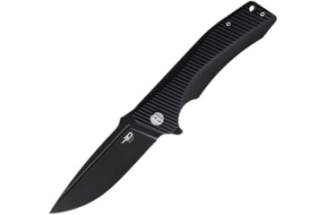 Image of Bestech Knives Mako Linerlock Folding Knife, Black, Black G10 handle, BG27B