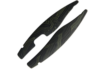 Image of Bestech Knives Predator Handle Inlay G10, Black and green G10 handle inlay for Predator mode, BT1706 INLAY MIXED G10