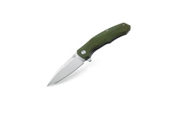 Image of Bestech Knives Warwolf BG04B 3.5 in Plain Edge Folding Blade, Green G10 Handle 4015843
