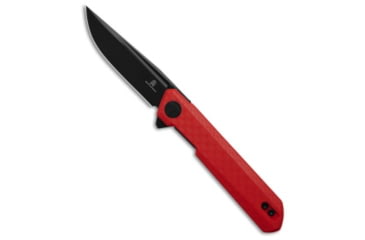 Image of Bestechman Bestechman Mini Dundee Liner Lock Knife Red Weave G-10 2.9&quot; Black, Red, D2, adult, BHQ-198388