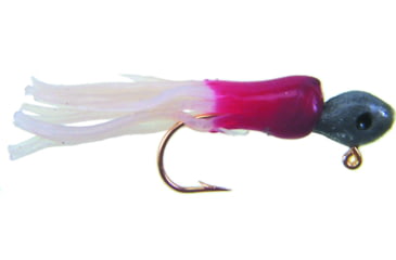 Image of Betts Mini Tube Jig, 1/16oz, 3/Pack, Red/Pearl, 54-6-3-5