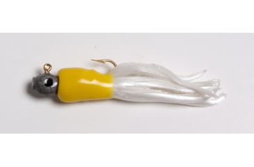 Image of Betts Mini Tube Jig, 1/16oz, 3/Pack, Yellow/Pearl, 54-6-3-7