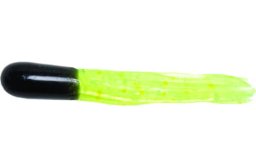 Image of Betts Mini Tube Tail Tube, 20 Pack, 1.5in, Black/Chartreuse, 56-20-23