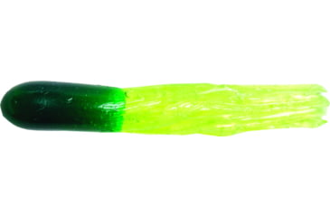 Image of Betts Mini Tube Tail Tube, 20 Pack, 1.5in, Green/Chartreuse, 56-20-8