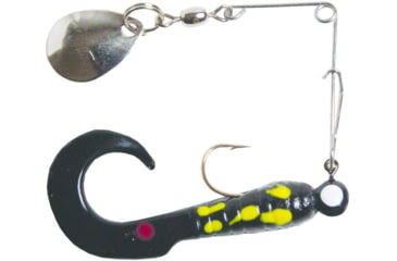 Image of Betts Spin Curl Tail Lure, Black Coachdog, 1/16oz, 2in, 022CT-41N