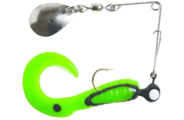 Image of Betts Spin Curl Tail Lure, Catalpa/Black Stripes, 1/16oz, 2in, 022CT-21N