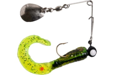 Image of Betts Spin Curl Tail Lure, Black/Yellow Stripes, 1/4oz, 4in, 025CT-24N