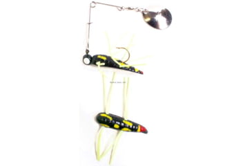 Image of Betts Spin Grunts Grub Lure, Black Coachdog, 1/16oz, 1 1/4in, 022GRRL-41N