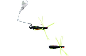 Image of Betts Spin Grunts Grub Lure, Black Coachdog, 1/32oz, 1in, 021GRRL-41N