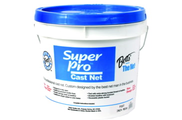 Image of Betts Super Pro Mono Cast Net 6' 1/2" Mesh 1.5Lb Lead per Ft Bucket, 20-6