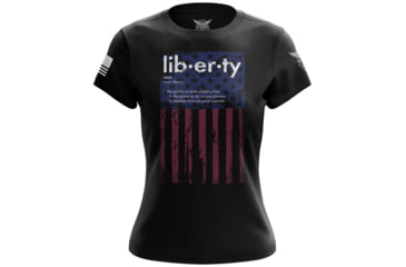Image of We the People Holsters Liberty Flag Womens Short Sleeve Shirt B0087C23, 6899449004130