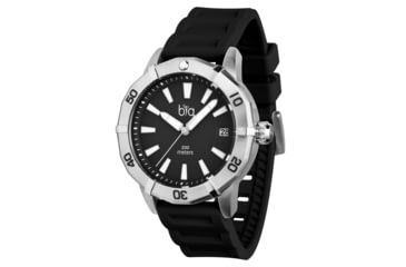 Image of Bia Rosie Dive Watches, Black Dil Black Strap, Steel, One Size, B2002