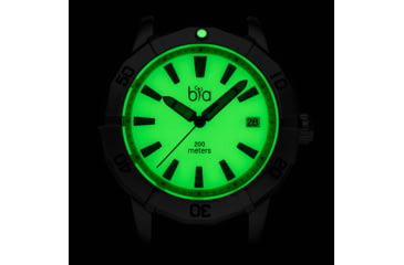 Image of Bia Rosie Dive Watches, Green Dial, Green Strap, Steel, One Size, B2008